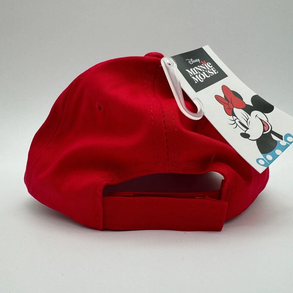 Disney‎ Minnie Mouse Girls 2 Piece Hat Set Bucket Hat Baseball Cap One Size NWT